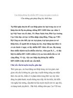 Can thiệp phòng lây nhiễm HIV trong trại giam ở nước ta Cần những giải pháp đồng bộ, thiết thực docx