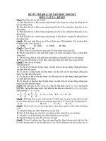 ĐỀ ÔN THI ĐH & CĐ NĂM HỌC 2010-2011 MÔN: VẬT LÍ – ĐỀ 003 pdf