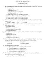 KIỂM TRA HKI MÔN HÓA - ĐỀ 6 pot