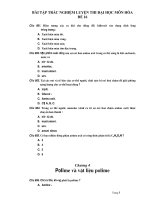 BÀI TẬP TRẮC NGHIỆM LUYỆN THI ĐẠI HỌC MÔN HÓA ĐỀ 16 pdf