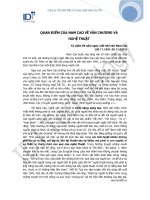 QUAN ĐIỂM CỦA NAM CAO VỀ VĂN CHƯƠNG VÀ NGHỆ THUẬT doc