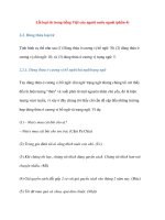 Lỗi loại từ trong tiếng Việt của người nước ngoài (phần 4) ppt