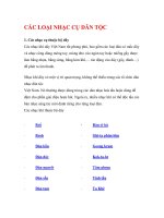 CÁC LOẠI NHẠC CỤ DÂN TỘC docx
