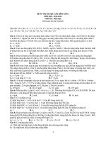 13 đề thi thử Hóa đại học năm 2014 (có đáp án)