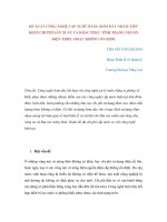 ĐỀ XUẤT CÔNG NGHỆ CẤP NƯỚC BẰNG BƠM DÂY NHẰM TIẾT KIỆM CHI PHÍ SẢN XUẤT VÀ KHẮC PHỤC TÌNH TRẠNG NGUỒN ĐIỆN THIẾU HOẶC KHÔNG ỔN ĐỊNH ppsx