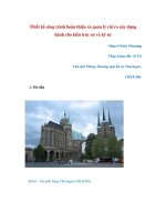 Thiết kế công trình hoàn thiện và quản lý rủi ro xây dựng dành cho kiến trúc sư và kỹ sư doc