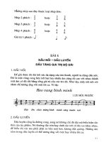 Giáo trình âm nhạc part 2 ppt