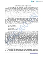 PHÂN TÍCH BÀI THƠ VỘI VÀNG ppt