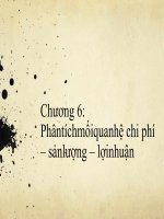 Bài giảng kế toán quản trị 6 pot