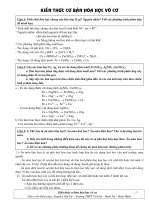 Kiến thức cơ bản hoá học vô cơ ôn thi tốt nghiệp