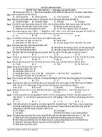 ĐỀ THI THỬ ĐẠI HỌC_Môn Hóa Học pdf
