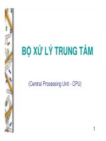 Kiến trúc máy tính Phân I - Chương 5 ppsx