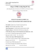 công ty cổ phần xi măng sông đà yaly đăng ký giao dịch cổ phiếu tạitrung tâm giao dịch chứng khoán hà nội bản cáo bạch năm 2005 và 6 tháng đầu năm 2006