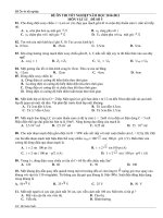 ĐỀ ÔN THI TỐT NGHIỆP NĂM HỌC 2010-2011 MÔN VẬT LÍ _ ĐỀ SỐ 5 pptx