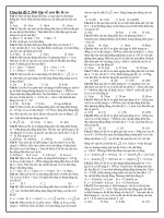 bài tập về con lắc lò xo