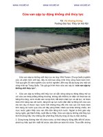 Cửa van sập tự động khống chế thủy lực docx