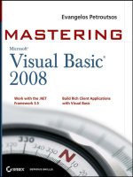 Mastering Microsoft Visual Basic 2008 phần 1 ppt