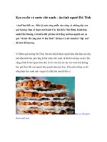 Kẹo cu đơ và nước chè xanh – ân tình người Hà Tĩnh(AmThuc365.vn) - Bất kỳ pps