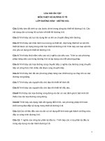 ĐỀ CƯƠNG THIẾT KẾ ĐƯỜNG ÔTÔ