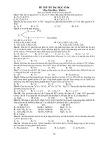 ĐỀ THI THỬ ĐẠI HỌC SỐ 06 Môn: Hoá Học - Khối A docx