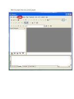 Hướng dẫn tạo Project docx