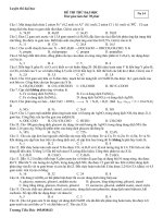 ĐỀ THI THỬ HÓA HỌC_No 14 doc
