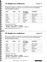 Pair work 1 Elementary Pre Intermediate phần 7 pps