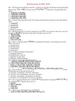 Đề thi thử môn hóa TN-THPT - Đề 182 pot