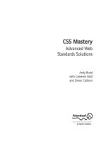 CSS Mastery Advanced Web Standards Solutions pps