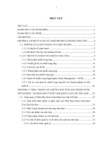 Giải pháp hoàn thiện chuỗi cung ứng sản phẩm nước yến cao cấp sanest tại nhà máy nước giải khát cao cấp yến sào