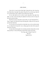 Tình hình nhiễm vi sinh vật trên một số mẫu đồ uống đường phố khu vực trường đại học nha trang