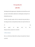 Từ trong tiếng Việt (phần đầu) potx
