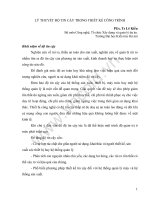 LÝ THUYẾT ĐỘ TIN CẬY TRONG THIẾT KẾ CÔNG TRÌNH doc