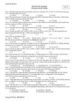 ĐỀ THI THỬ HÓA HỌC_No 15 docx