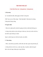 Thực Hành Châm Cứu Trị Liệu: TÂM THẦN PHÂN LIỆT docx