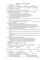 KIỂM TRA 1 TIẾT MÔN: HÓA HỌC pps