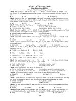 ĐỀ THI THỬ ĐẠI HỌC SỐ 07 Môn: Hoỏ Học - Khối A pot