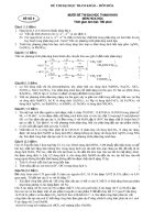 ĐỀ THI ĐẠI HỌC THAM KHẢO MÔN HÓA - SỐ 6 pot