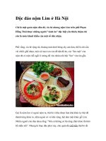 Độc đáo nộm Lim ở Hà Nội potx