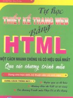 Tự học thiết kế trang Web bằng HTML part 1 pot