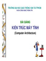 Kiến trúc máy tính Phân I - Chương 1 ppsx