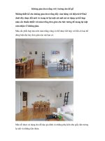 Không gian đen trắng với ý tưởng cho đồ gỗ doc