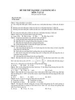 ĐỀ THI THỬ ĐẠI HỌC, CAO ĐẲNG SỐ 4 MÔN: VẬT LÍ ppsx