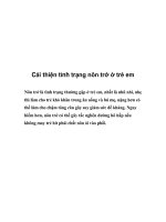 Cải thiện tình trạng nôn trớ ở trẻ em ppsx