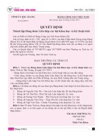 Bản tin khoa học và ứng dụng quí 3 phần 1 năm 2013