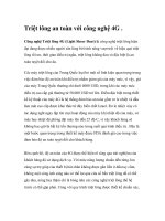 Triệt lông an toàn với công nghệ 4G ppsx