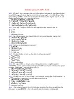 Đề thi thử môn hóa TN-THPT - Đề 188 pptx