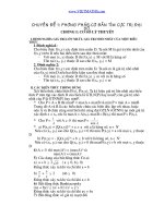 Chuyên đề cực trị đại số