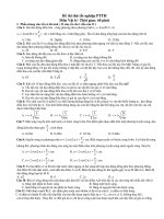 Đề thi thử tốt nghiệp PTTH Môn Vật lý potx