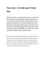 Nem chua - Gói tình người Thanh Hóa pdf